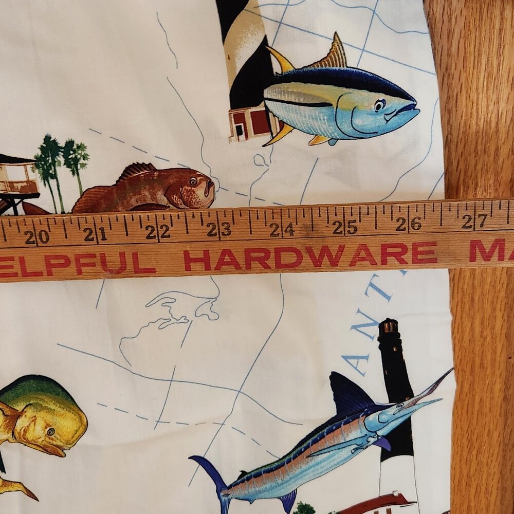 Guy Harvey Aftco Bluewater 3x XXXL short sleeve shirt florida fish lighthouses - Picture 5 of 7